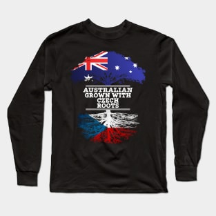 Australian Grown With Czech Roots - Gift for Czech With Roots From Czech Republic Long Sleeve T-Shirt